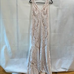 Ryse white Lace maxi dress